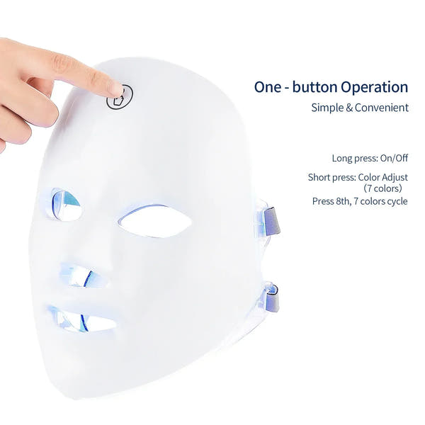 Lumaray™ 7 Color Light Facial Skin Care Mask & Neck