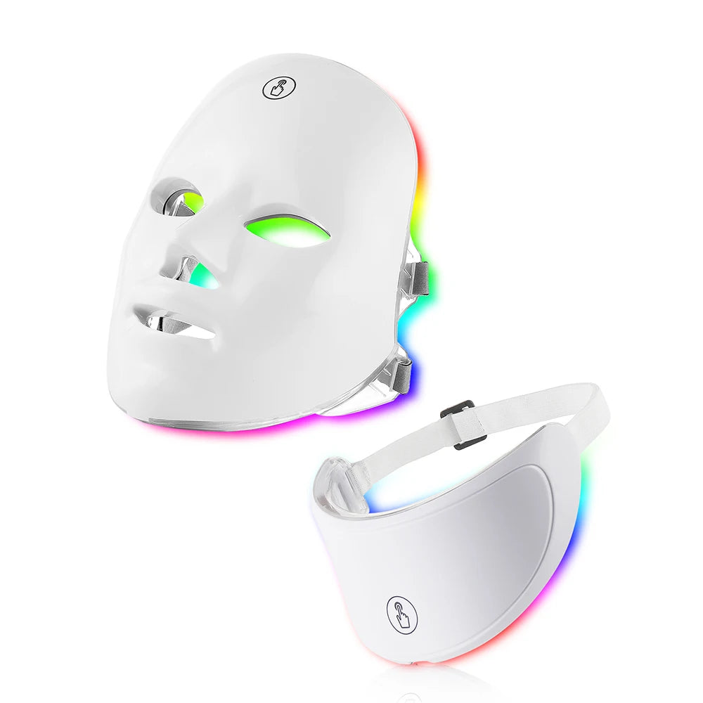 Lumaray™ 7 Color Light Facial Skin Care Mask & Neck