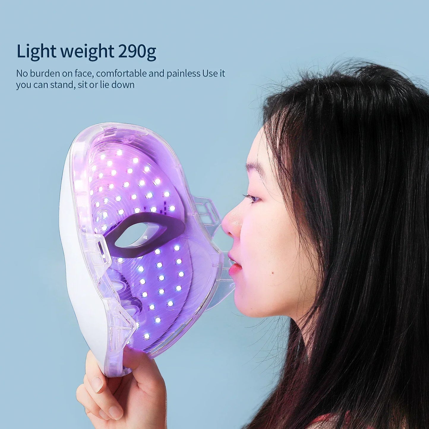Lumaray™ 7 Color Light Facial Skin Care Mask & Neck