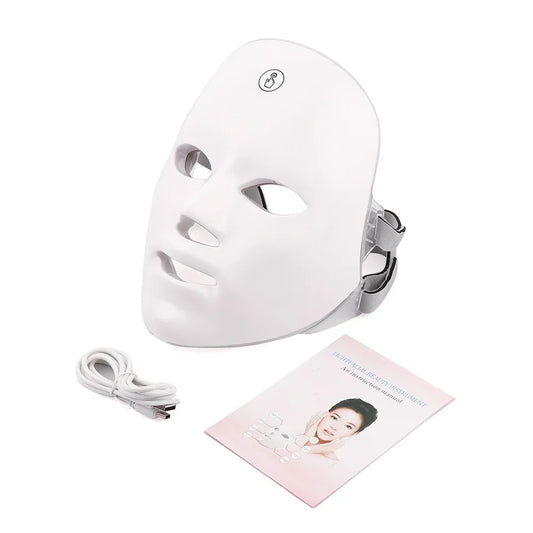 Lumaray™ 7 Color Light Facial Skin Care Mask & Neck