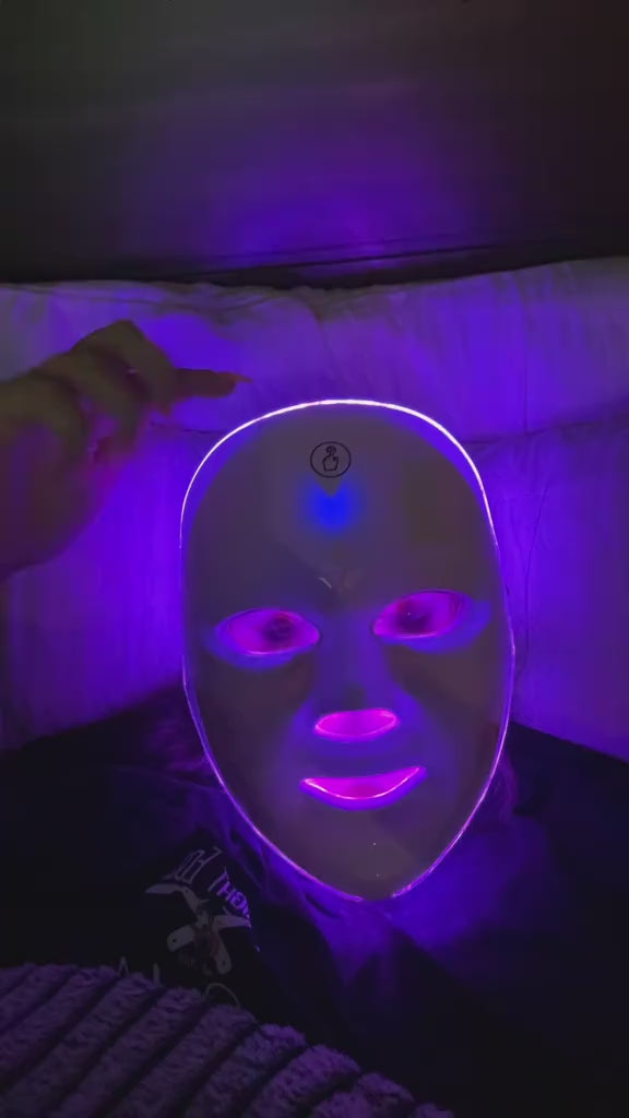 Lumaray™ 7 Color Light Facial Skin Care Mask & Neck video